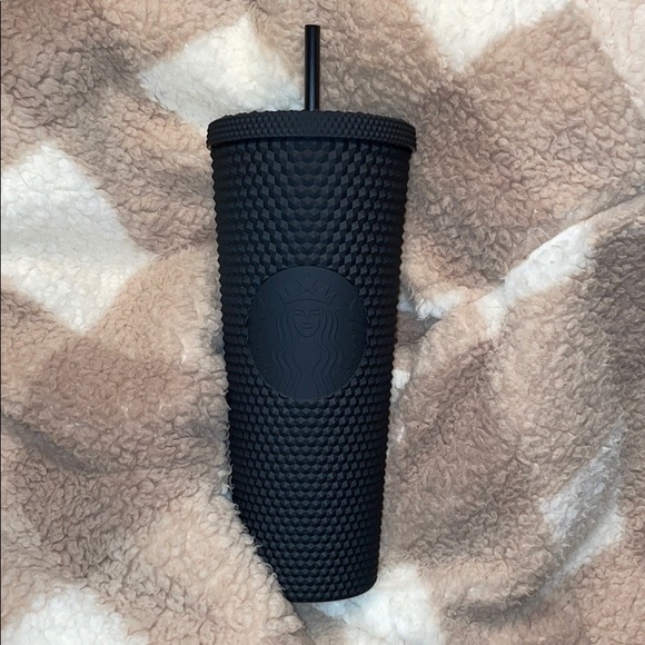 ✨🖤Starbucks 2021 Matte black studded cup🖤✨ - Picture 2 of 2